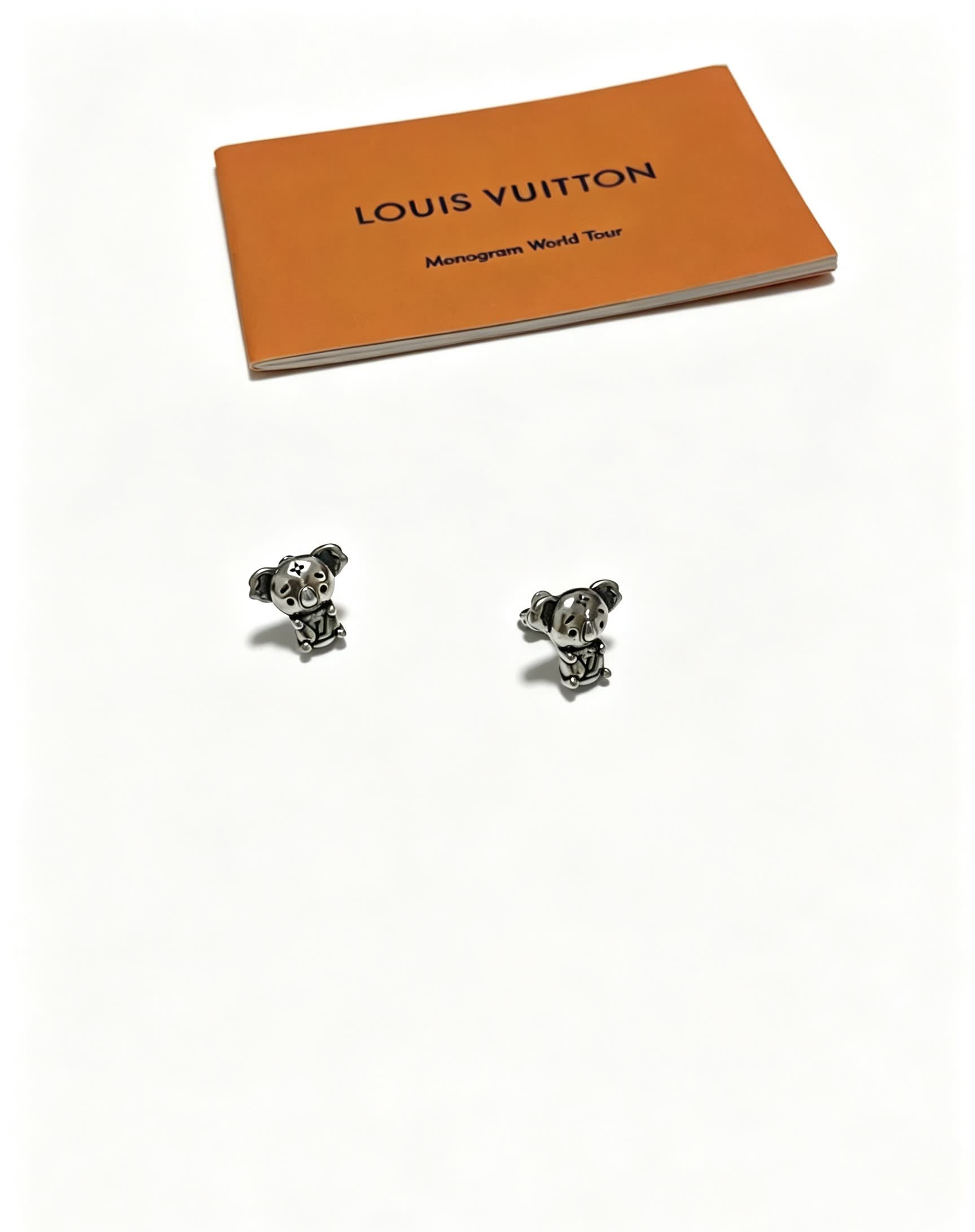 Louis Vuitton Koala Stud Earrings